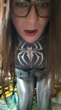 Spiderman Venom Transgender Cosplay for Halloween, so Hot