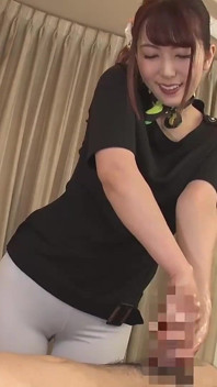 큰 손가락 기술로 고환 마사지 X 리버스 핸드 오일 손 작업 3부
