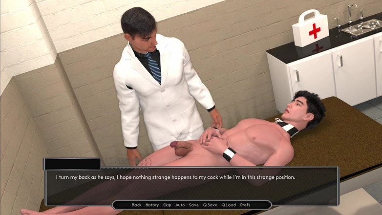 Femboy Maaya: Korean Boy Antony in Prisoner Examination with Doctor Christopher