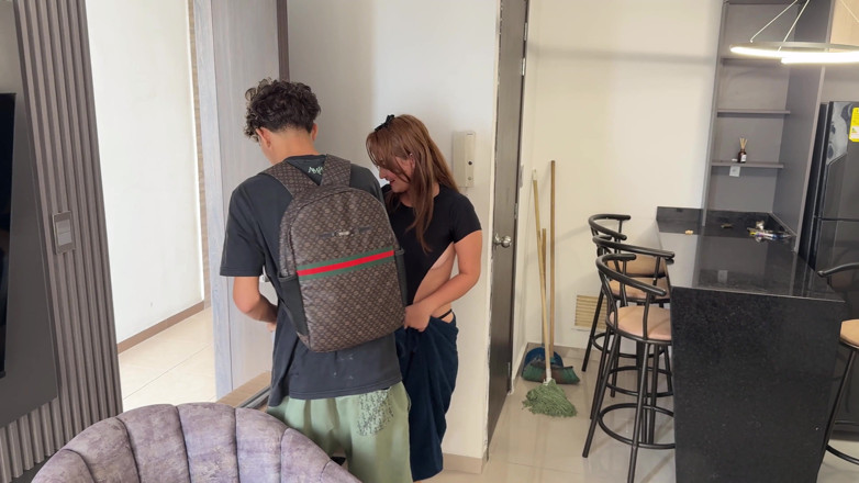 katyJay: Big Ass Stepmom Surprises by Giving Her Stepson a Welcome...