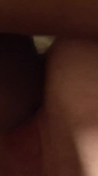 Small Titted Babe Sucks and Rides Huge Black Wang