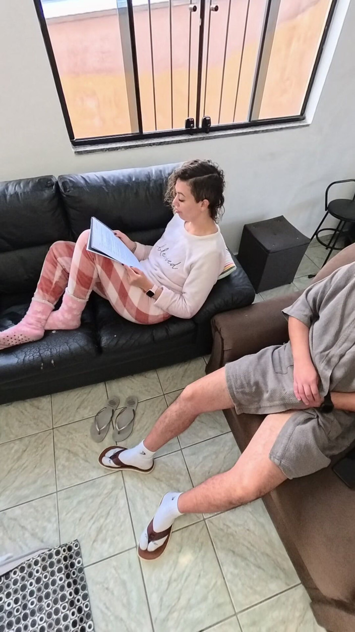 Gabi SweetCouplesStories: She Knows How to Help with Masturbation and Swallows It...