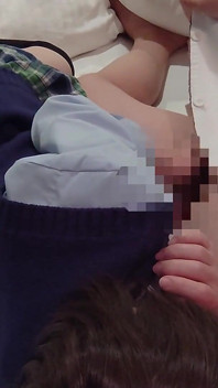 My Pussy Was Tingling, so I Got on Top and Put My Dick in Myself. Creampie While Wearing a Schoolgirl Uniform. Amateur.