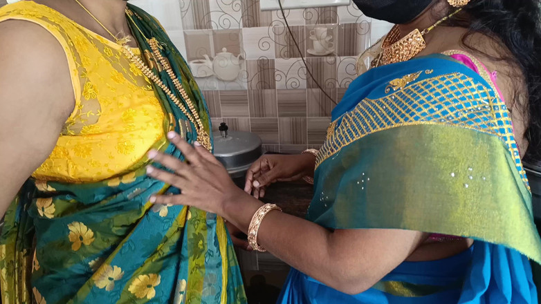 Palani69: Kitchen Lesbian Romance