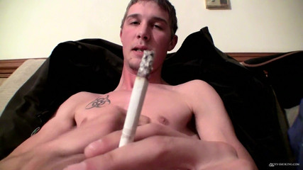 Boys Smoking: Cowboy Ty Smoke & Stroke