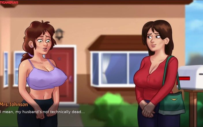 Naughty gameplays: Guardare un film con la sua sexy padrona di casa...