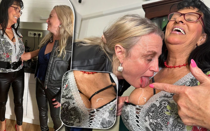 Lillian Black Funhouse: Sextreffen mit meiner freundin in der Küche zu hause