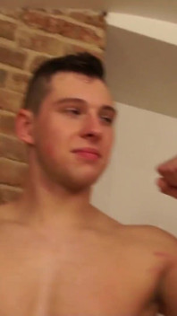 Three Naked Boys Lose to a Bald Guy in the Armwrestling