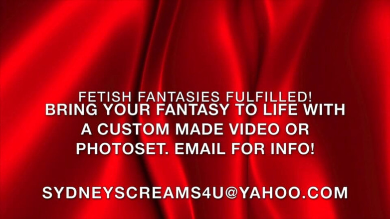 Sydney screams fetish: Batom sentado no rosto - Sd Wmv