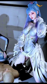 Threesome dewi yang tertangkap gerak - hentai animasi 3D