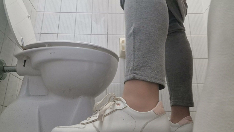 Nicoletta Embassi: Restroom Tension Privacy Behind the Closed Door