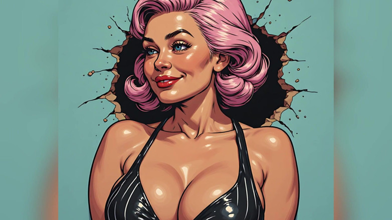 AI Porn: Des bombasses à gros nichons en maillot de bain, art
