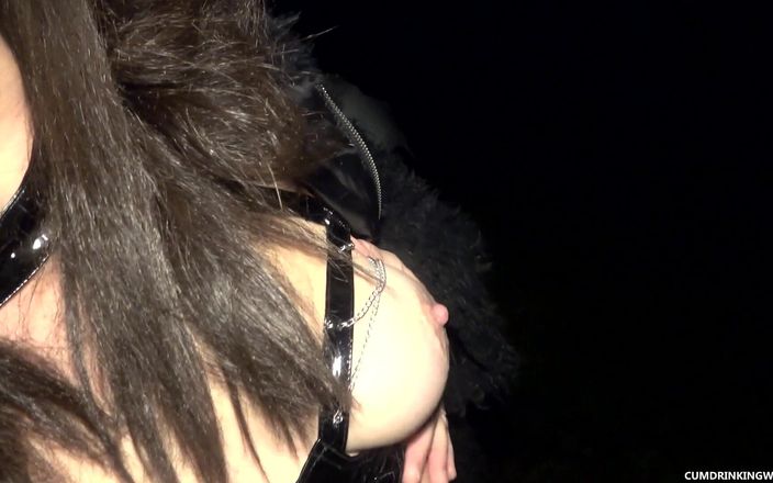 Cumdrinking Wife: Preñada de gangbang en el refugio de picnic - episodio 2