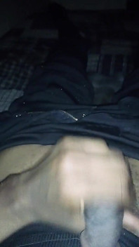 Thug Pulled His Big Black Dick Out and Started Jerking off