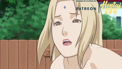 Hentai ZZZ: Sasuke Šukání Tsunade Zezadu Naruto Hentai