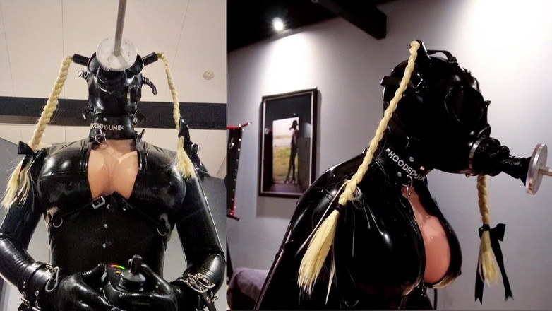 Hooded June: Spelen met mijn Fcck-masker