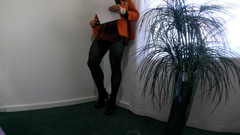 Muscle sissy slut Jessica: Ateşli ofis kaslı kaltak