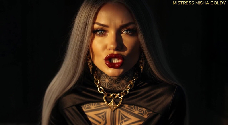 Goddess Misha Goldy: Siguiente dosis de mí dentro de tu cabeza