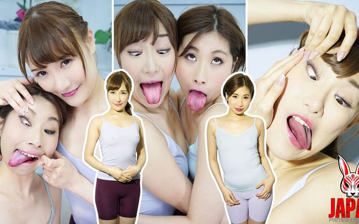 Japan Fetish Fusion: Exercícios faciais de Yua Hidaka com a instrutora Miko Komine