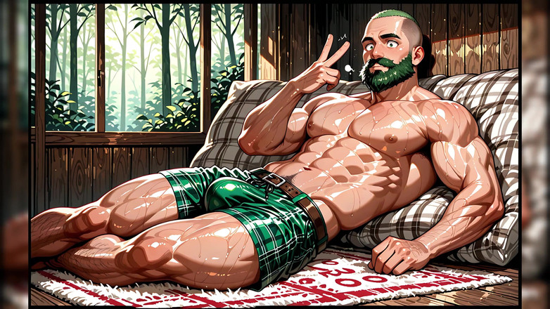 Erotic Man: Ай геї м'язи чоловіки з великими опуклостями