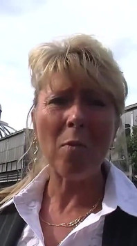 Old Pig Fucks Busty and Cums on Herself
