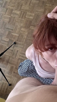 POV Cute Facefucking of a Tgirl Mouth