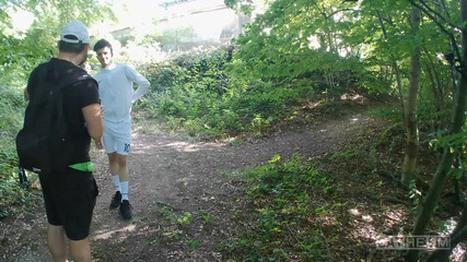 GAYheim: Arab Teen Migrant Jerks off in the Forest After Football...