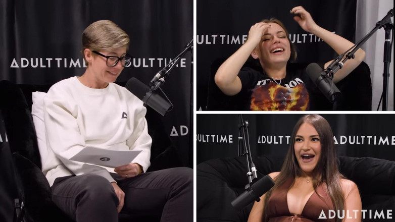 Adult Time Podcast: Gizelle Blanco y Anna Claire nubes de feromonas, tijera y...