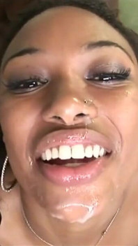 Hottest Gangbang: a Lot of Big Hard Black Dicks Fr a Slutty Ebony Whore Wet Holes