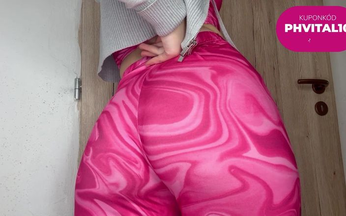 AmayaMori: Ich masturbiere in rosa leggings und weißem höschen