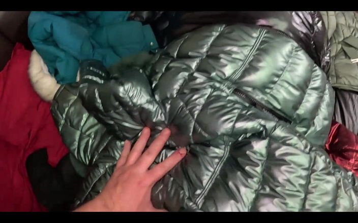 MilfyCalla: Several Shiny Down-jackets Used for Fucking and Masturbating 267