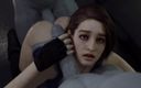 Velvixian 3D: Двойное хозяйка Jill Valentine - пустили в команду зомби