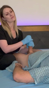 Nurse Sydney Paige Milks Her Patients Cock & Prostate