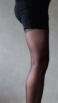 Sperm Goes Directly to Pantyhose Tights
