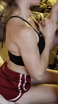 Personalizado íntimo sensual lap-dance titjob cum en naturales tetas