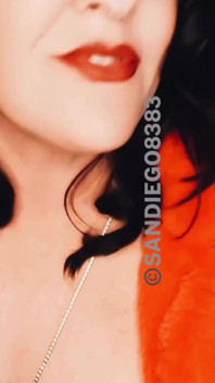 Sexy Brunette Eats Whipped Cream