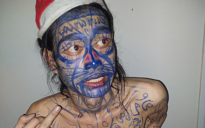 Clown likes to play with colors: Palhaço engraçado