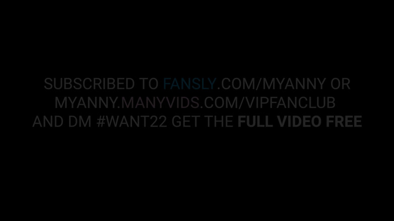 MyAnny: Creampie rischioso all'aperto in natura!