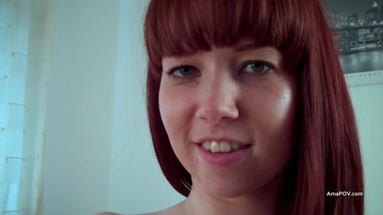 AmaPOV: I get to fuck a stockings and lingerie wearing redheaded...