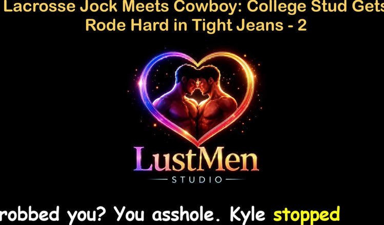 LustMen: Cerita seks gay audio Inggeris - melintang jock bertemu koboi: Jantan...