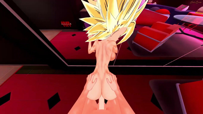 Hentai Smash: POV fucking Caulifla until she turns Super Saiyan - Dragon Ball...