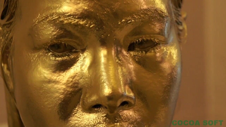 Cocoa Soft: This is the 4th in the world metallic body painting series