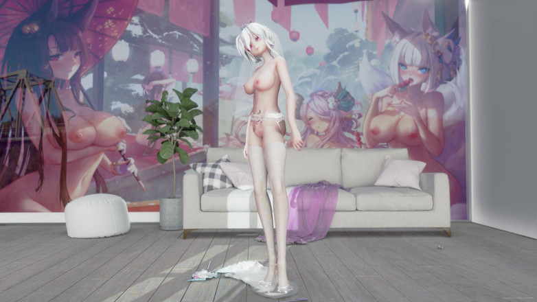 MikuMotion: Nie mogę zatrzymać białych pończoch; Erotyczna sukienka ślubna; Striptiz