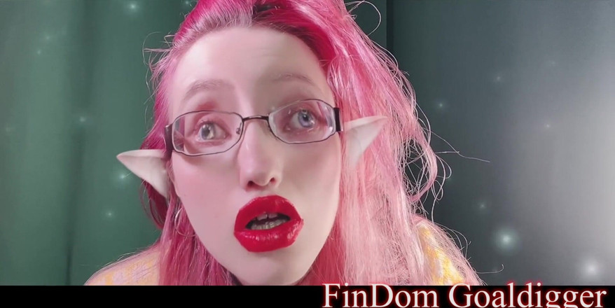 FinDom Goaldigger: Transformacja dziwki Elfe