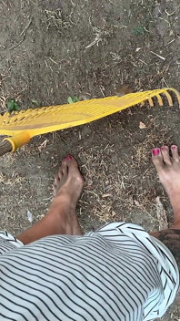 Dirty Feet in the Garden