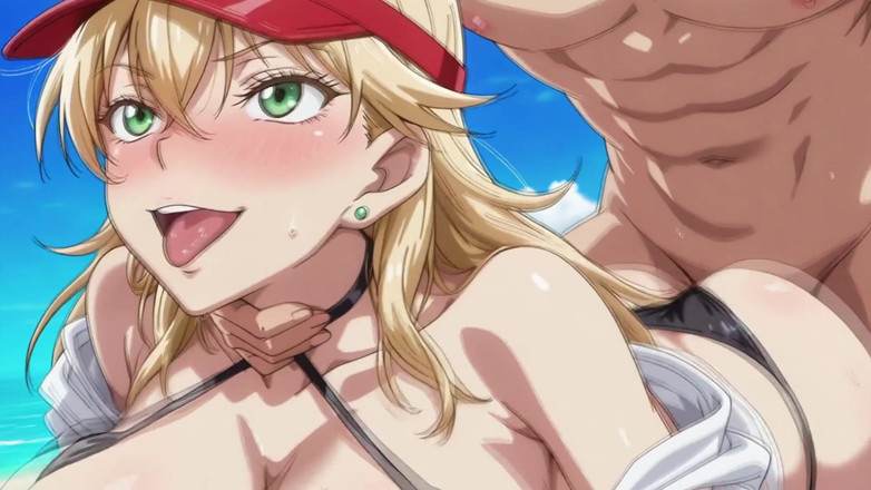 Prznai: Shinichi (conan) X Suomi-sensei (Pantai telanjang)
