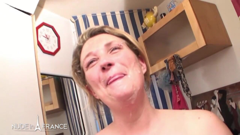 Nude in France: BBW成熟したセクシーなランジェリーhungryのコックハードきっでPOV