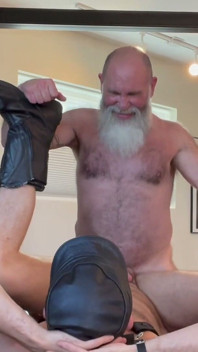 Leather Grandpa Breeds His Boy, Part 2 W/ Pike Manville