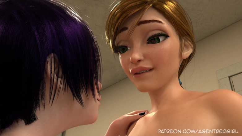 Agent Red Girl: Buck love - futanari auf frau!