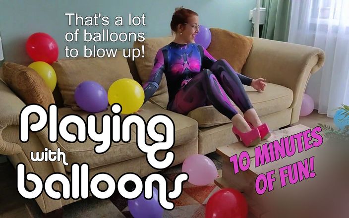 Mistress Online: Играю с воздушными шариками